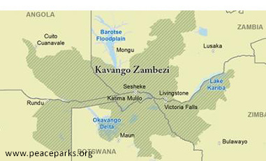 KAZA Map